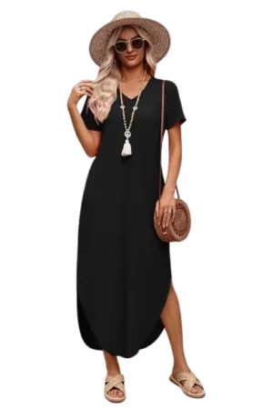 Vanilla Bay Solid Maxi Dress