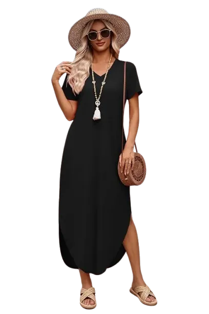 Vanilla Bay Solid Maxi Dress