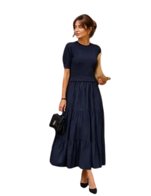 Women's Luxury Layer Two Tier Dress