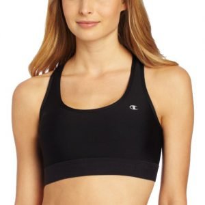 Champion Women's Absolute Workout Sports Bra, Black, Medium