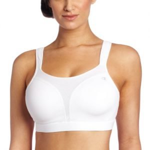 Champion Women's Spot Comfort Full Support Sports Bra, White, 38C