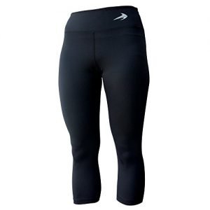 Women's Compression Capri's (Black - M) - Body Slimming for Yoga, Hidden Pocket, Amazing Workout Pants