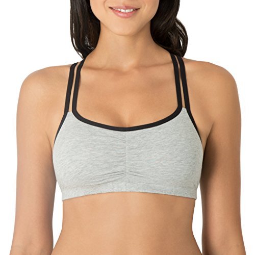 fruit of the loom women's strappy sports bra