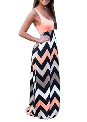 Print Tank Maxi Long Dress