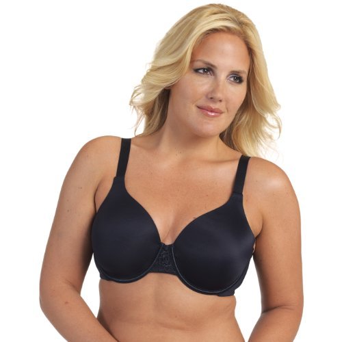 Vanity Fair Women's Beauty Back Full Figure Underwire Bra 76380, Midnight Black, 40C