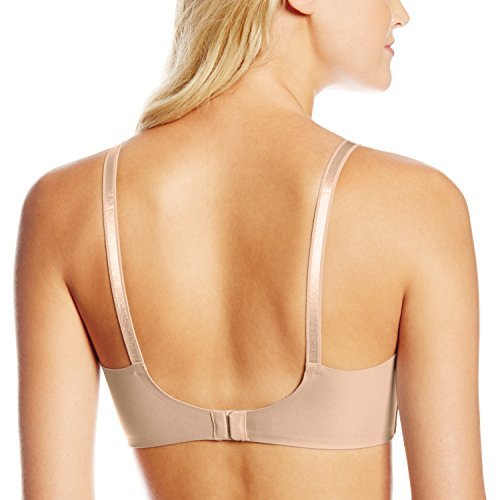 Warner's Women's No Side Effects Wire-Free Contour Bra, Toasted Almond, 40C - Image 3