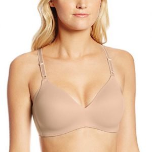 Warner's Women's No Side Effects Wire-Free Contour Bra, Toasted Almond, 40C