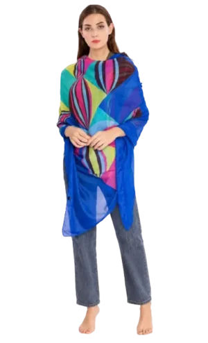Rose Chiffon Pareo Scarf Wrap Shawl Sarong Swimsuite Cover-up