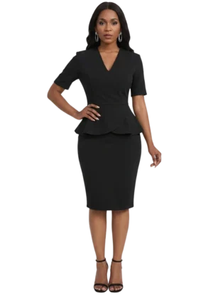 Women's Casual Wear to Work Office Career Sheath Dress