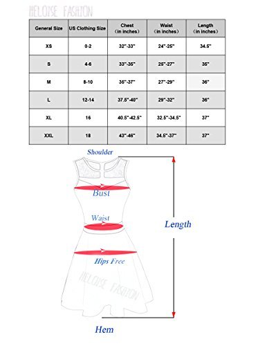 Sylvestidoso Women's A-Line Pleated Sleeveless Little Cocktail Party Dress with Floral Lace - Image 5