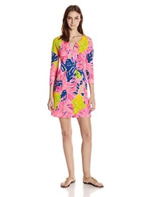 Lilly Pulitzer Women's Upf 50+ Joyce Dress Printed, 999:MULTIRI4 :Under the Canopy, S