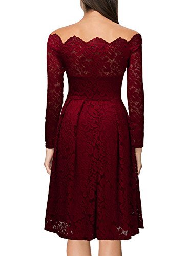 MISSMAY Women's Vintage Floral Lace 