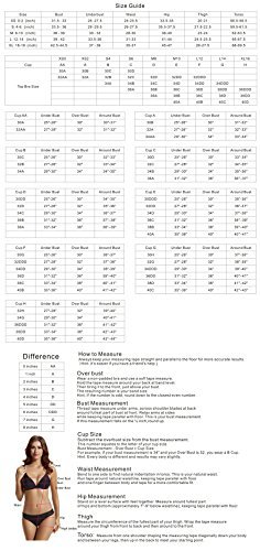 zeraca Women's Tie Side Bottom Triangle Bikini Swimsuits - Image 6