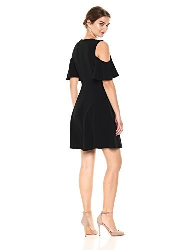 Amazon Brand - Lark & Ro Women's Short Sleeve Cold Shoulder A-Line Dress - Image 3