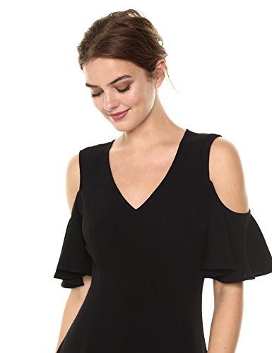 Amazon Brand - Lark & Ro Women's Short Sleeve Cold Shoulder A-Line Dress - Image 4