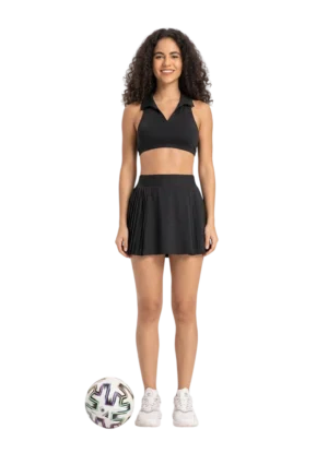 Women's Cool Feeling Pleated Tennis Athletic Skirts with Shorts