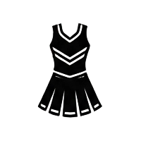 Cheerleader dress icon